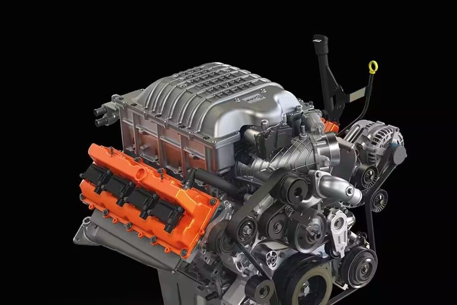 2024 RAM 1500 Supercharged V8 HEMI Engine
