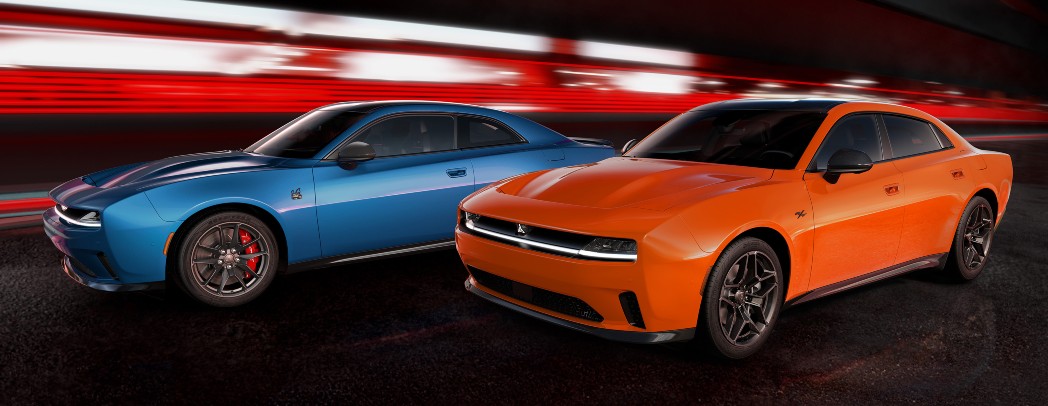 2024 Dodge Charger Daytona Models Exterior Driver Side Front Profiles