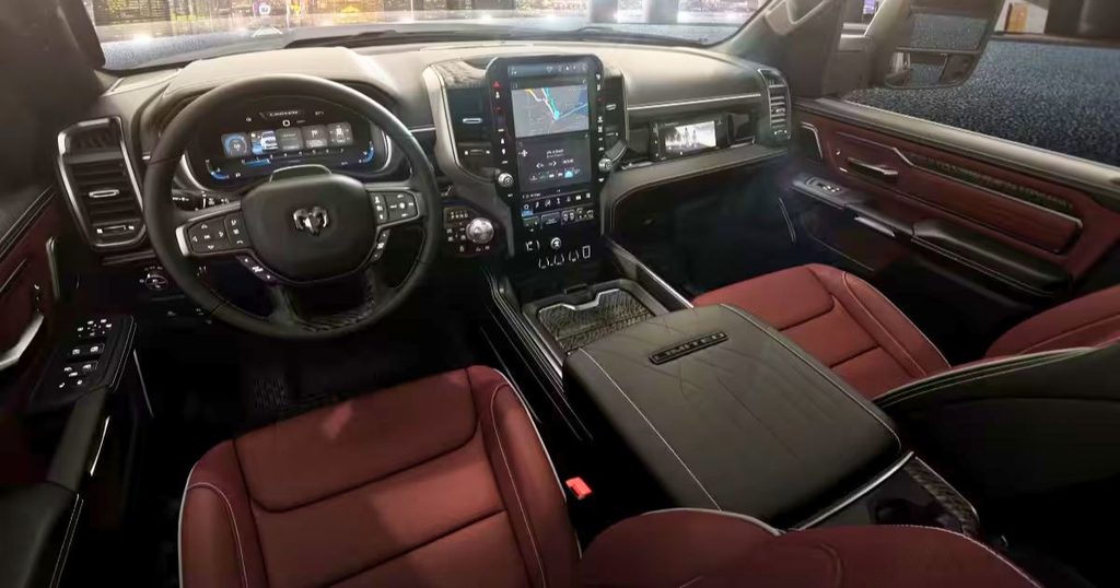 The 2026 RAM 1500 interior is loaded with tech and towing features useful for Topeka drivers