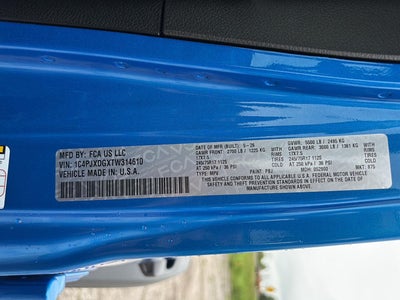 2026 Jeep Wrangler WRANGLER 4-DOOR SPORT S
