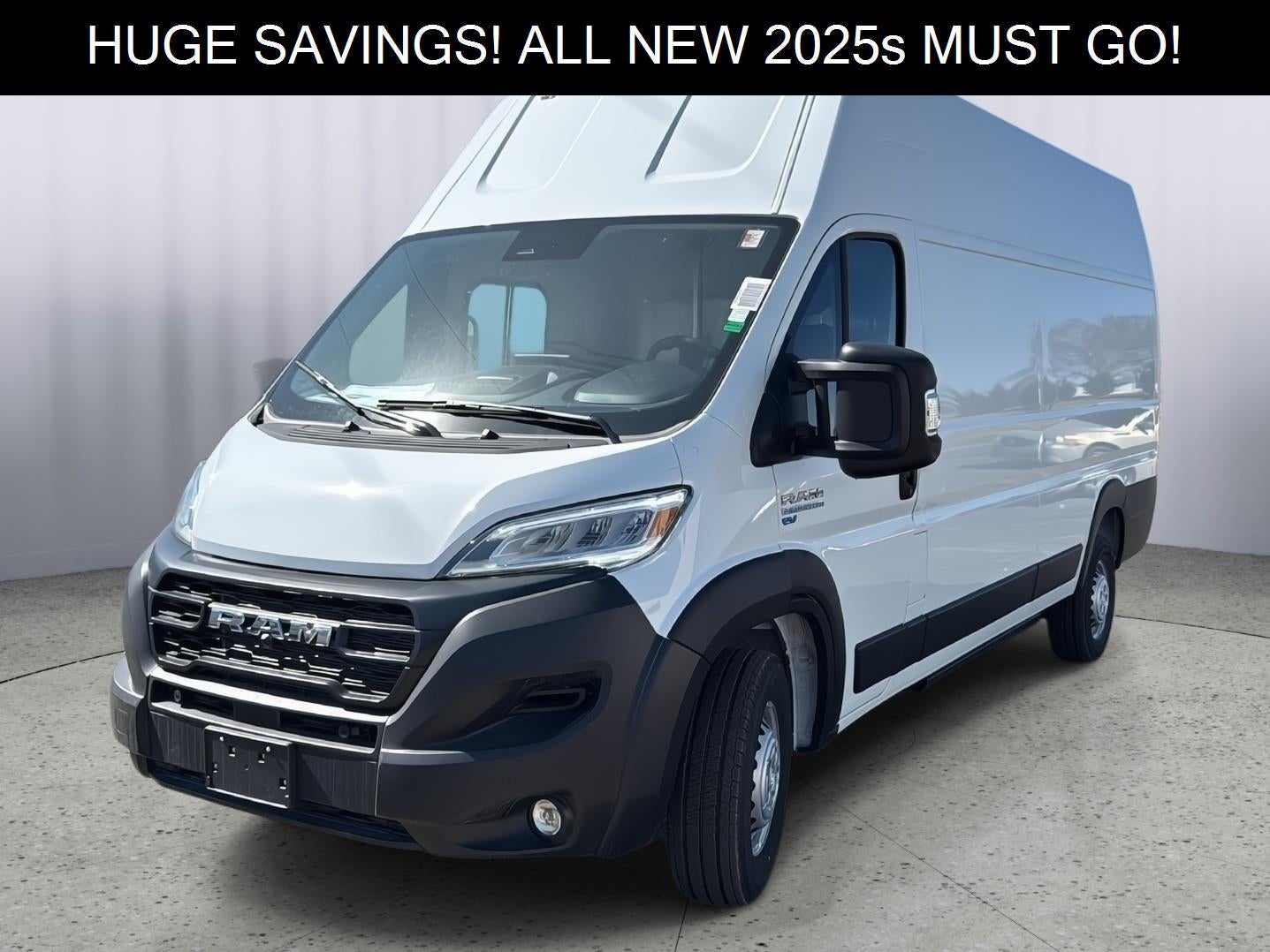 2025 RAM ProMaster Cargo Van EV PROMASTER EV STEP VAN SUPER HIGH ROOF 159' WB EXT