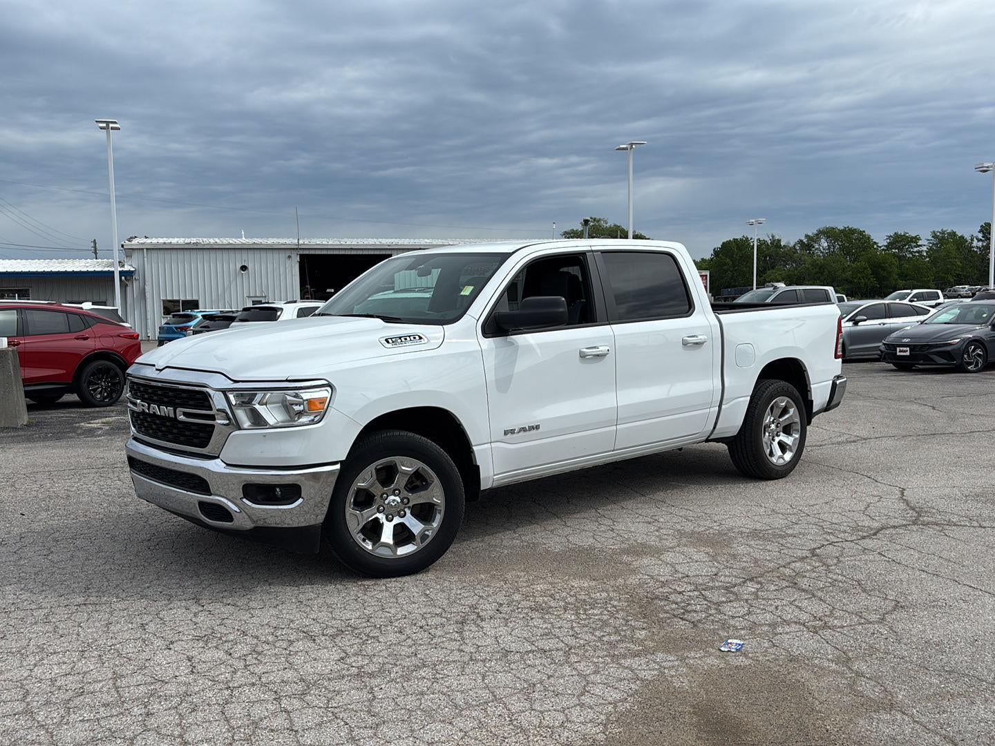 Used 2022 RAM Ram 1500 Pickup Big Horn/Lone Star with VIN 1C6SRFFT9NN386129 for sale in Kansas City