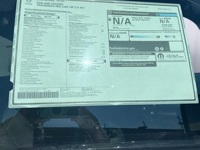 2026 RAM Ram 4500 Chassis Cab RAM 4500 TRADESMAN CHASSIS REGULAR CAB 4X4 108' CA
