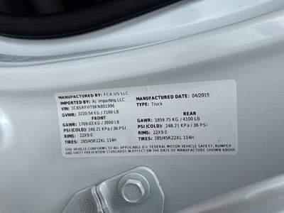 2019 RAM 1500 Limited