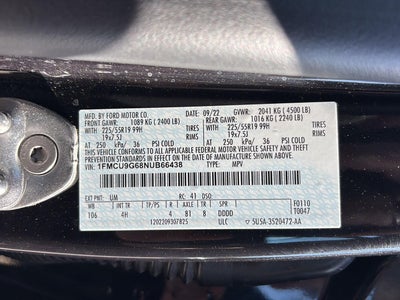 2022 Ford Escape SE