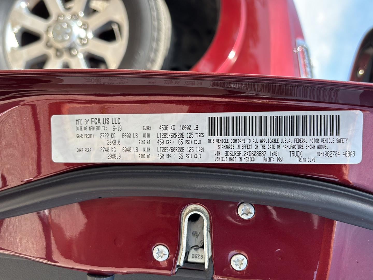 2019 RAM 2500 Laramie