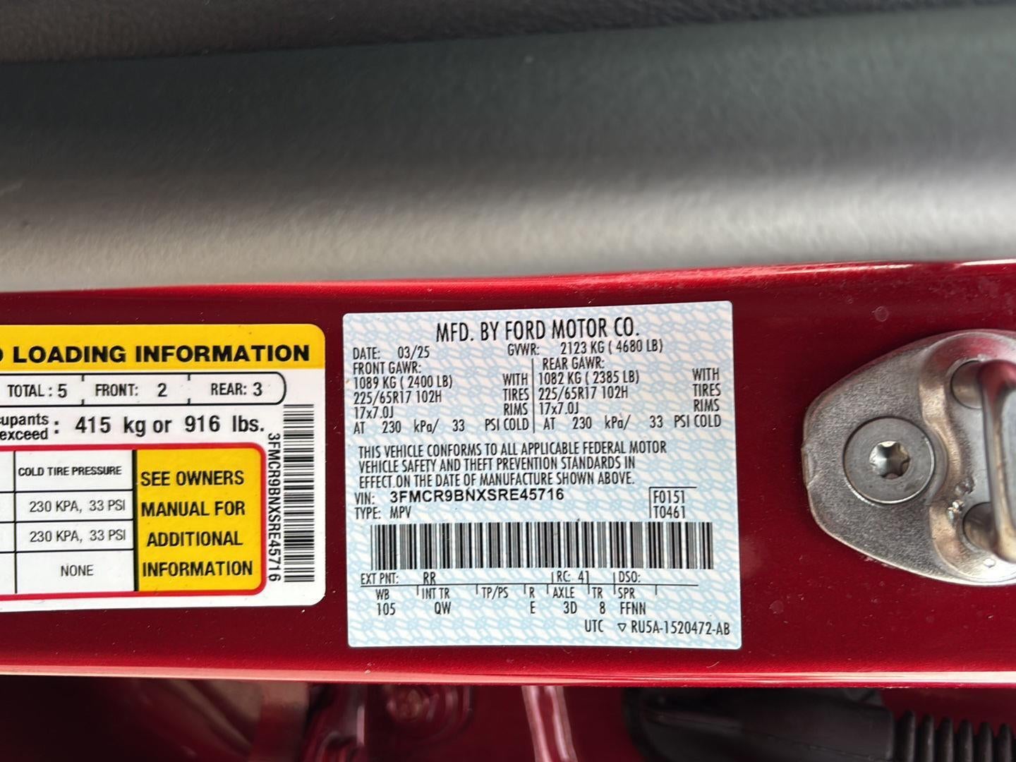 2025 Ford Bronco Sport Big Bend