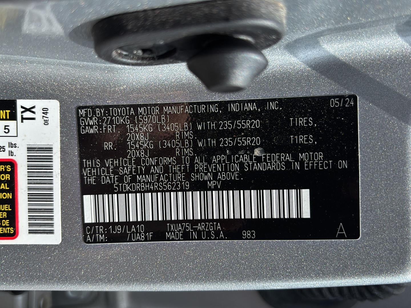 2024 Toyota Highlander Platinum