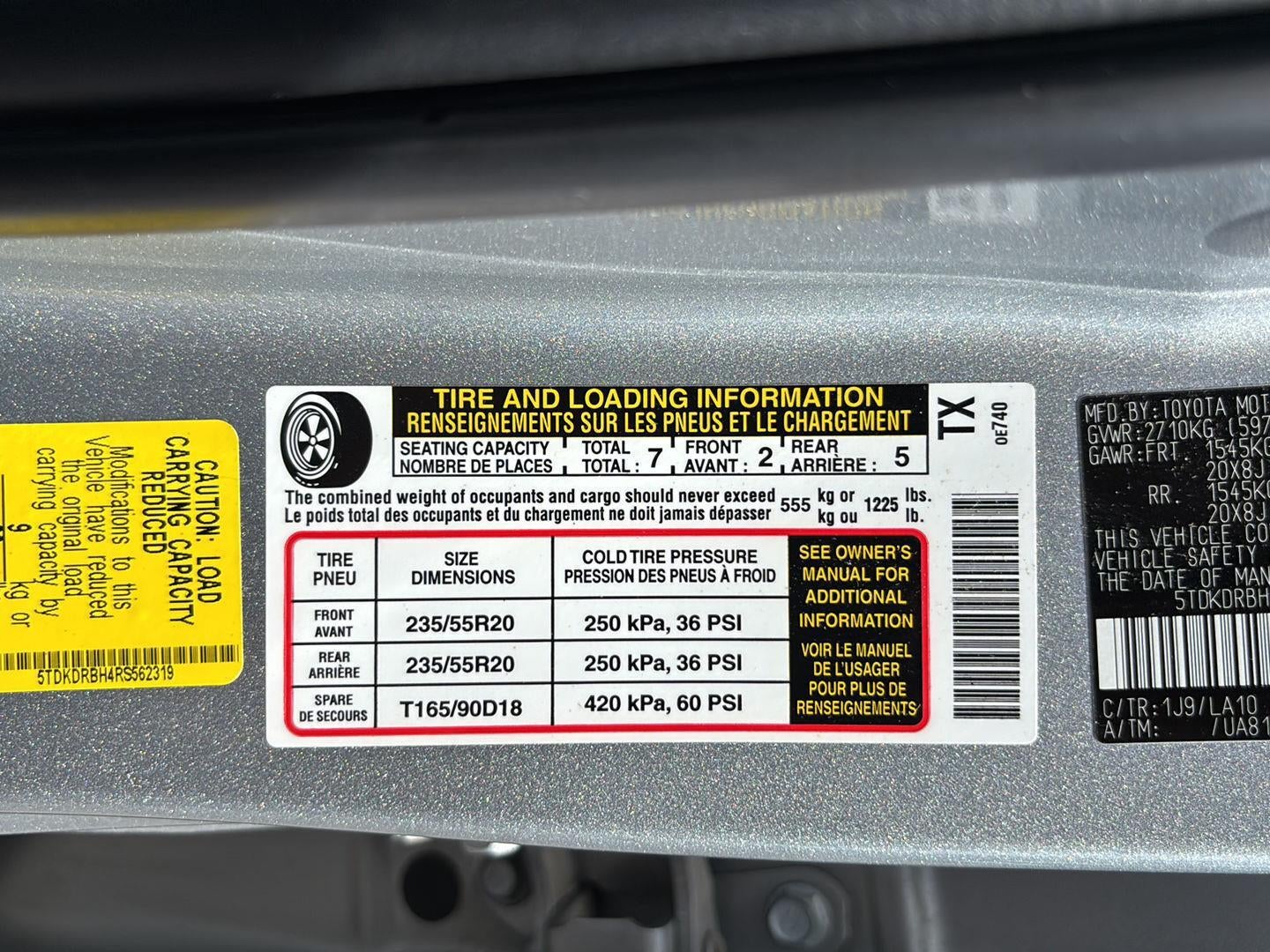 2024 Toyota Highlander Platinum