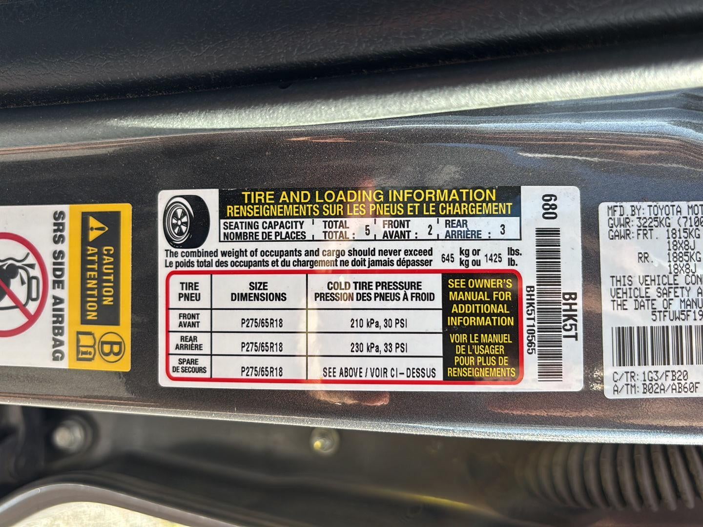 2015 Toyota TUNDRA Base