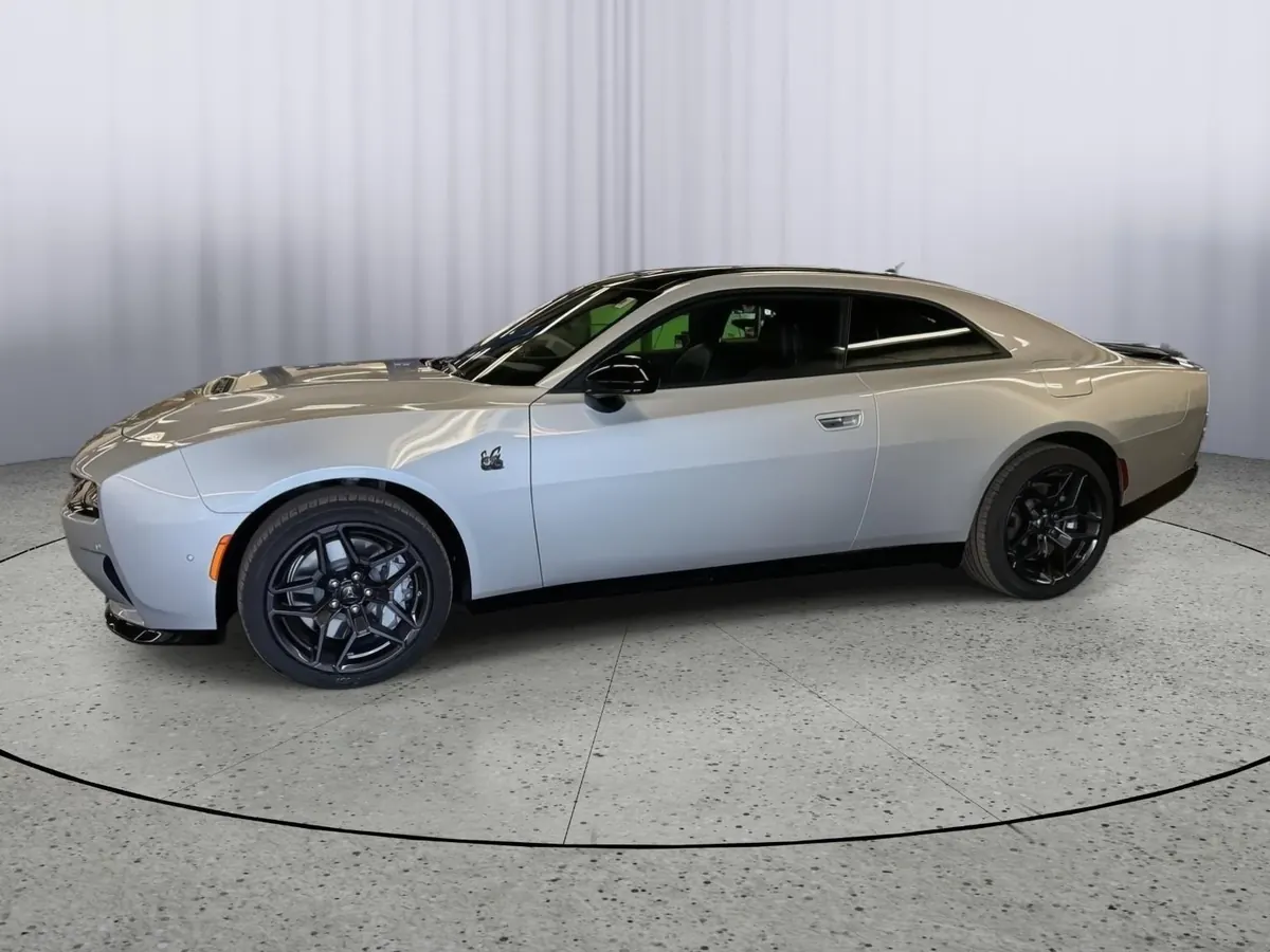 The Charger in side profile, showing its full length.