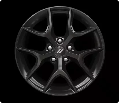 20-inch Black Noise split five-spoke wheel