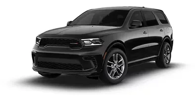 Black 2026 Dodge Durango GT AWD, front three-quarter view