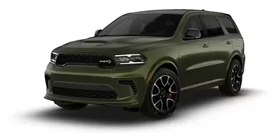Olive 2026 Dodge Durango SRT Hellcat Jailbreak, front three-quarter view