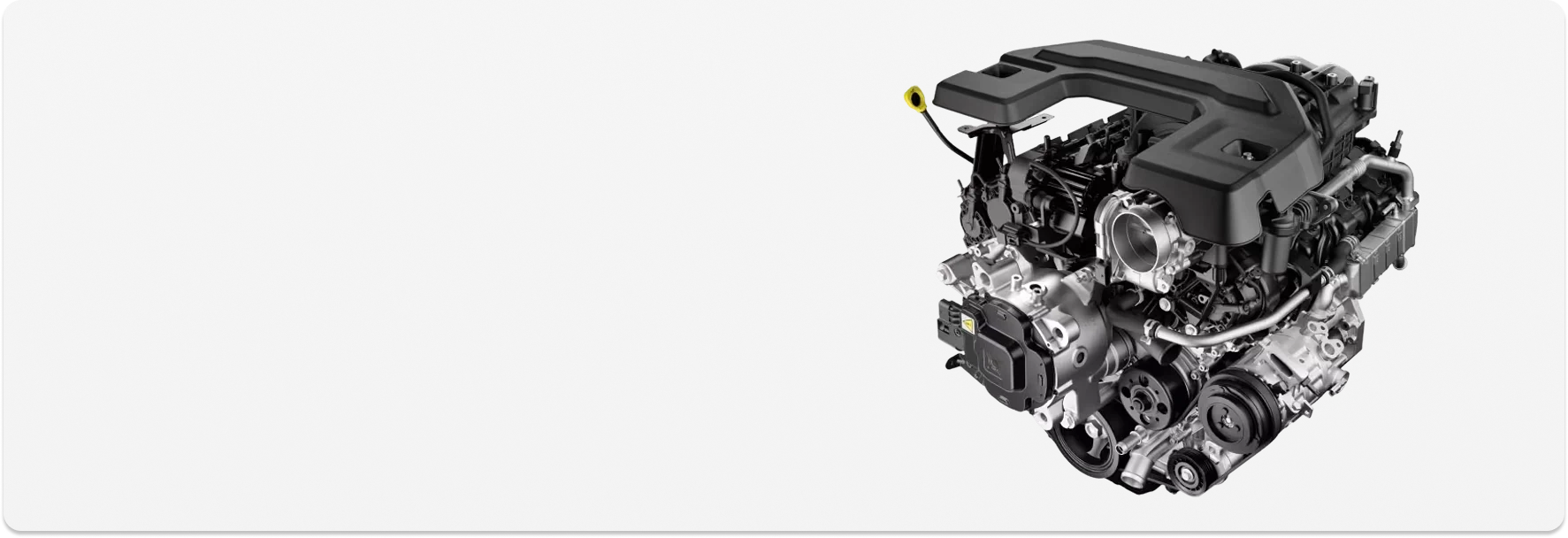 3.6L Pentastar V6 engine with eTorque on a dark background